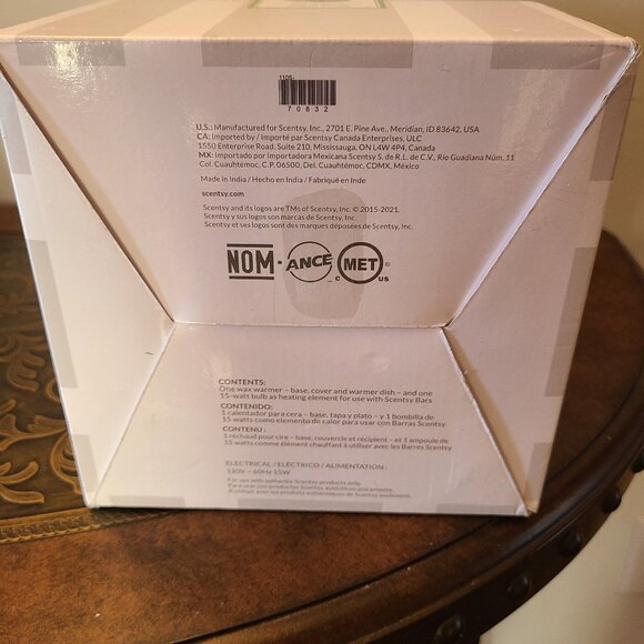 CHRISTMAS TREE WARMER SCENTSY ALL AGLOW Grey SMALL Metal Pine Tree Winter 9” - Picture 6 of 7